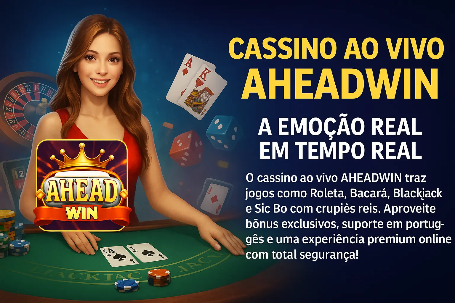O AHEADWIN Live Casino lança promoções regularmente